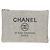 CHANEL Clutch Tasche Canvas Grau CC Auth 148530M Braun - Ansicht 13