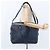 Borsa da lavoro in pelle Christian Dior 2 modi Blu Navy Argento Auth ar13763 - vista 25