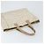 CHANEL Nuova Borsa Tote da Viaggio Nylon Beige Oro CC Auth BA7760 D'oro - vista 6