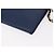 Saffiano PRADA Borsa a Spalla con Catena in Pelle Safiano Blu Oro Auth ka128 D'oro - vista 16