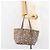 Bolsa tote de couro cinza e dourado com studs Jimmy Choo Auth bs31692 Marrom - vista 21