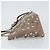 Bolsa tote de couro cinza e dourado com studs Jimmy Choo Auth bs31692 Marrom - vista 5