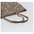Bolsa tote de couro cinza e dourado com studs Jimmy Choo Auth bs31692 Marrom - vista 7
