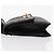 CHANEL Borsa a vita Matelassé in pelle di agnello nera oro CC Auth 156628V Nero D'oro - vista 5