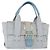 FENDI Zucca Canvas Handtasche Hellblau Gold Auth 151194V Golden