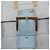 FENDI Zucca Canvas Handtasche Hellblau Gold Auth 151194V Golden - Ansicht 14