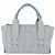 FENDI Zucca Canvas Handtasche Hellblau Gold Auth 151194V Golden - Ansicht 3