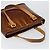 LOUIS VUITTON Borsa a Mano Houston Monogram Vernis Bronzo M91122 LV Auth gh1207 - vista 6