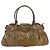Borsa a Spalla Gancini Smalto Marrone Argento Auth 155066 di Salvatore Ferragamo - vista 3