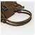 Borsa a Spalla Gancini Smalto Marrone Argento Auth 155066 di Salvatore Ferragamo - vista 7