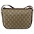 Borsa Gucci GG Supreme Web Sherry Line PVC Beige Oro 89 02 032 Auth bs30923 D'oro - vista 2