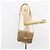 Céline Borsa a Spalla in Tela Macadam CELINE in Pelle PVC Beige Oro Auth 153390 D'oro - vista 24