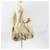 Chloé Borsa Boston in pelle beige e argento Chloe Edith Auth bs30503 - vista 27