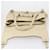 Chloé Borsa Boston in pelle beige e argento Chloe Edith Auth bs30503 - vista 9