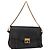 Givenchy Borsa a spalla con catena in pelle nera e oro Auth BA7680 Nero D'oro
