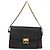 Givenchy Borsa a spalla con catena in pelle nera e oro Auth BA7680 Nero D'oro - vista 13