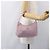 PRADA Borsa a mano in nylon rosa argento Auth 156269 - vista 21