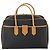 Borsa Boston in PVC pelle nera e marrone Auth bs31405 di SAINT LAURENT Nero - vista 2