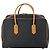 Borsa Boston in PVC pelle nera e marrone Auth bs31405 di SAINT LAURENT Nero - vista 3