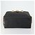 Borsa Boston in PVC pelle nera e marrone Auth bs31405 di SAINT LAURENT Nero - vista 9