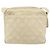 CHANEL Borsa a Spalla Matelassé in Pelle di Agnello Bianco Oro CC Auth 156813 D'oro - vista 3