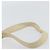 CHANEL Borsa a Spalla Matelassé in Pelle di Agnello Bianco Oro CC Auth 156813 D'oro - vista 8