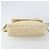 CHANEL Borsa a Spalla Matelassé in Pelle di Agnello Bianco Oro CC Auth 156813 D'oro - vista 9