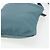 Borsa a Spalla PRADA in Nylon Blu Argento Autentica 155943 - vista 12