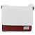 Bulgari Borsa a Spalla BVLGARI in Pelle Rossa e Bianca Auth BA6910 Bianco Rosso - vista 13