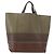 Autre Marque BORSO A MANO IN PELLE INTRECCIATO BOTTEGA VENETA KHAKI Auth bs30818