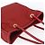 Céline Bolso Tote de Nylon Rojo Dorado Auth 149130 Roja - vista 6