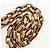 Borsa a spalla con catena Christian Dior in pelle marrone dorato Auth 154079V D'oro - vista 11