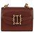 Borsa a spalla con catena Christian Dior in pelle marrone dorato Auth 154079V D'oro - vista 2