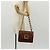 Borsa a spalla con catena Christian Dior in pelle marrone dorato Auth 154079V D'oro - vista 28