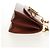 Borsa a spalla con catena Christian Dior in pelle marrone dorato Auth 154079V D'oro - vista 5