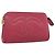 Pochette CHANEL in Pelle Caviar Rosa Oro CC Auth bs31455 D'oro