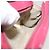Pochette CHANEL in Pelle Caviar Rosa Oro CC Auth bs31455 D'oro - vista 15
