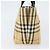 BURBERRY Nova Check Handtasche aus PVC Beige Silber Auth BA8235 - Ansicht 3
