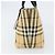 BURBERRY Nova Check Handtasche aus PVC Beige Silber Auth BA8235 - Ansicht 4