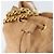 Sac à bandoulière en chaîne Prada en daim orange et or Auth bs31389 Doré - vue 18