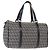 FENDI Zucchino Canvas Boston Tasche Navy Silber Auth 154748 Marineblau