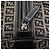 FENDI Zucchino Canvas Boston Tasche Navy Silber Auth 154748 Marineblau - Ansicht 17