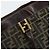 Borsa a mano in tela Zucca FENDI nera e marrone Auth 148627 Nero - vista 14