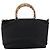 Borsa a mano GUCCI Bamboo Canvas 2way Nera Argento 002 2058 0439 5 Auth bs30947 Nero - vista 3