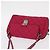 PRADA Borsa a Spalla con Catena Nylon Rosa Argento Auth 153853 - vista 6