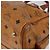 Borsa MCM Logogram Vicetos in pelle PVC marrone oro Auth th6487 D'oro - vista 10