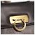 Borsa a mano Gancini in pelle nera e oro Auth 153902 di Salvatore Ferragamo Nero D'oro - vista 14