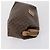 Céline Borsa Clutch in Tela Macadam CELINE in Pelle PVC 3 Pezzi Marrone Auth 152038 - vista 10