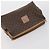 Céline Borsa Clutch in Tela Macadam CELINE in Pelle PVC 3 Pezzi Marrone Auth 152038 - vista 11