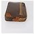 Céline Borsa Clutch in Tela Macadam CELINE in Pelle PVC 3 Pezzi Marrone Auth 152038 - vista 4